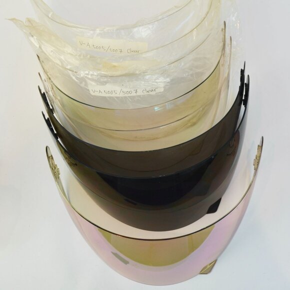 Lot NOS Motorcycle Snowmobile Helmet Face Shield Visors Clear & Tinted V-A 5005 - Picture 5 of 5